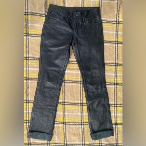 First Classics Classic Leather Gear Black Straight Fit Leather Pants - Picture 2 of 6
